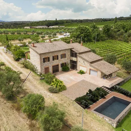 Villa Casa Di Luca Country With Private Pool And Garden, Castelnuovo Berardenga, Toscana
